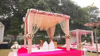 Stage Background Decoration for Wedding