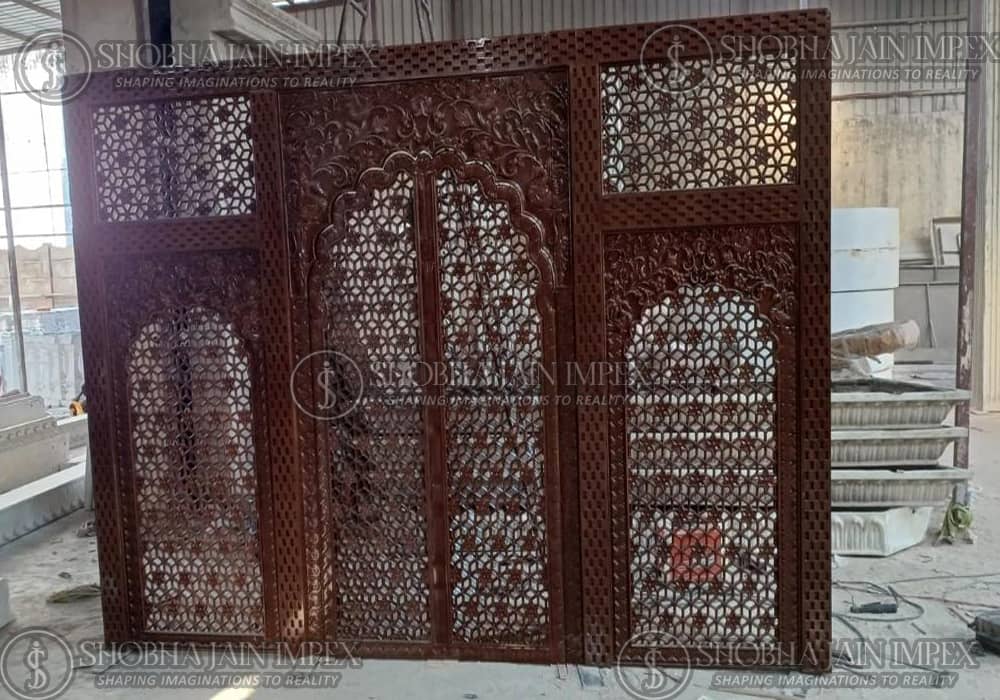 Octagonal Jali Frame Grand Wooden Jali Frame Decoration | Shobha Jain Impex